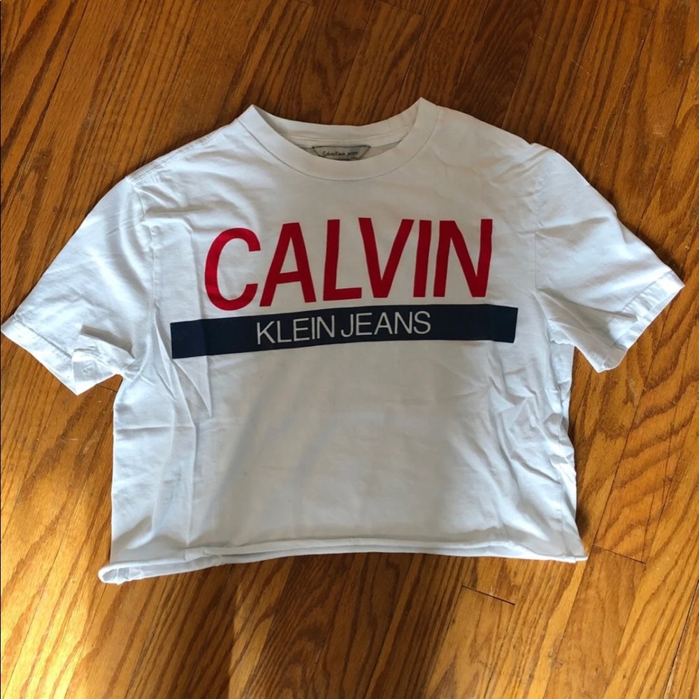 Calvin Klein Cropped Tee